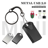 MINI Memory Stick 32G 64GB Pen Drive 128GB USB Flash Drive 256GB Pendrive Cle USB 2.0 Gift OTG Adapt