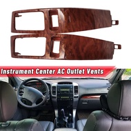 Car A/C Vents Frame Finish Plate Panel for Toyota Land Cruiser Prado 120 FJ120 Lexus GX470 2003-2009