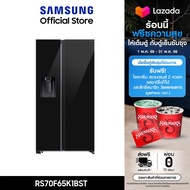 [Pre-Order ใหม่ จัดส่งฟรี] SAMSUNG ตู้เย็น Side by Side RS70F65K1BST with All-around Cooling 22.4 คิ