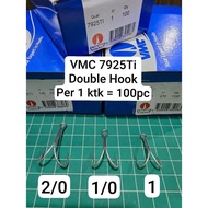 100 pcs Double Hook VMC 7925Ti (Per 1 box)