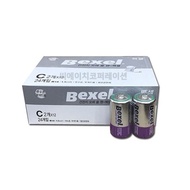 Bexel manganese battery C size (R14) 24 grain bulk