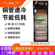 Aapo 熱銷 冷藏飲料展示櫃商用保鮮櫃立式冰箱單雙三門超市大容量冰櫃啤酒櫃