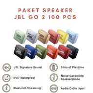Speaker Jbl Go 2 Portable Bluetooth Paket Hemat 100Pcs Ori By Growacc