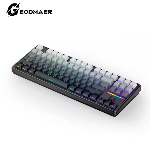 G87 Wireless Mechanical Keyboard, Tri Mode 2.4GHz/USB-C/BT5.0 Hot Swappable Custom Gaming Keyboard,L