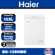 Haier Chest Freezer Peti Sejuk Beku BD-138HME 103L