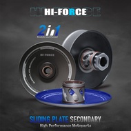 H4R SECONDARY SLIDING SHEAVE SET LEXI 125/155 NMAX AEROX 155 OLD NEW VVA B65/2DP REAR PULLEY SET ORI