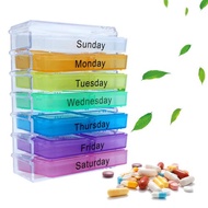 7 Day Medicine Box 4 Times Storage Box Pill Case Capsule 7 Days