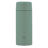 Zojirushi Mahobin Water Bottle, Seamless Stain, 360ml, Screw, Stainless Steel Mug, Matte Green, Stainless Steel and Gasket Integrated, Easy to Clean, Only 2 Items to Wash SM-ZB36-GM [Direct From JAPAN]