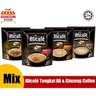 Alicafe Tongkat Ali and Ginseng Coffee (Original/Lebih Pekat/Karamel/White Coffee)