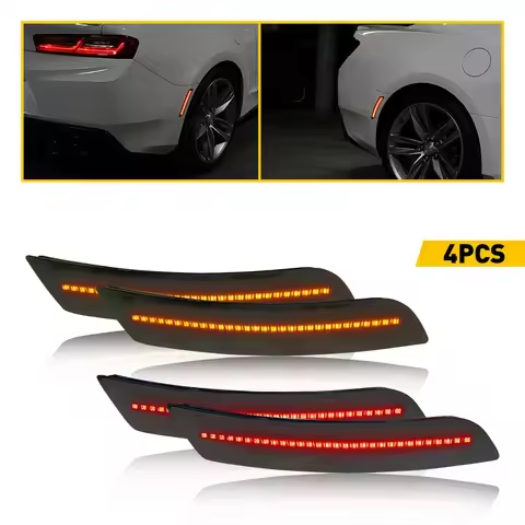 4Pcs For Chevrolet Camaro ​LS LT SS ZL1 2016 2017 2018 2019 2020 2021 Accessories Car Front Rear Bum