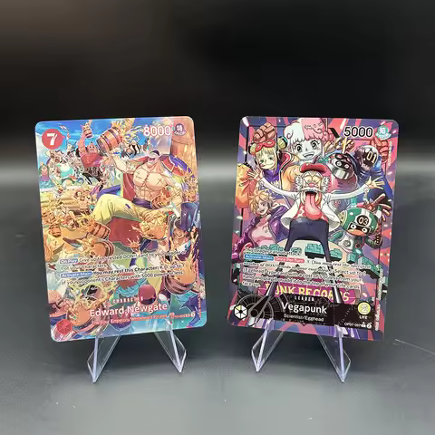 Anime Opcg Proxy Tcg Collectible Cards Edward Newgate Vegapunk St15-002 Op07-097 Sp Holo Foil Collec