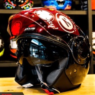 หมวกกันน็อค ZEUS ZS 217 ทรงคลาสสิค 1,300 - 1,500.- มอเตอร์ไซค์ Motorcycle หมวกนิรภัย a ดำเงา XL