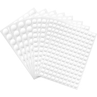 8 Helai 688 Keping Pelekat Penutup Lubang Skru, Pelekat Kayu Putih 12 mm/15 mm/21 mm, Penutup Skru P