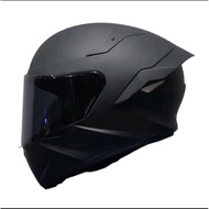 VRC FULL FACE HELMET MLA CRYFTON PLAIN GLASS/ BLACKSMOKE CLEAR ORIGINAL KBR Helmet Motor Full Face H