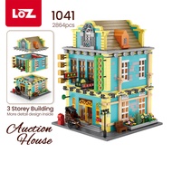 LOZ IDEAS Mini Block Republic of China Auction House Architecture Building Brick 6+ Ages