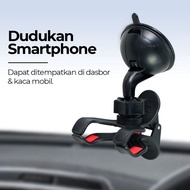 Lazy Dusukan Handphone/hp mobil tripod car mount holder smartphone