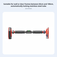 Overhead Exercise Bar Indoor Chin Up Bar No-Drill Stainless Steel Home Exercise Adjustable Wall Bar 