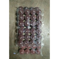 BROWN VIGIL CANDLES 3 by JUNE CEAN CANDLES(12pcs)