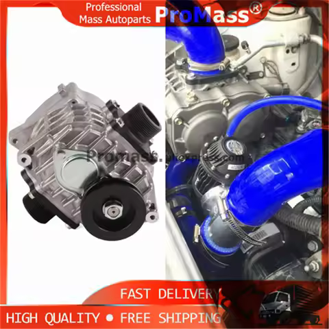 New for Supercharger AMR500 Supercharger Turbocharger Roots Compressor Blower V Pulley 1pc