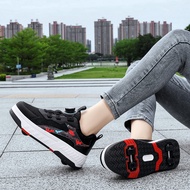 2023 New Arrival Four-Wheel Transformative Shoes Heelys Four-Wheel Walking Men and Women Kids Studen