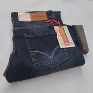 celana jeans lois martine pria original asli 100% panjang jumbo - snow retro 30