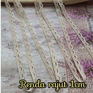 1cm crochet lace 1cm crochet lace/ sold per meter [100cm]