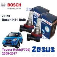 2 Pcs x Mentol Lampu Zesus Bosch Osram Halogen Headlamp Yellowish  Bulb H11 12v - Toyota Rush(F700) 