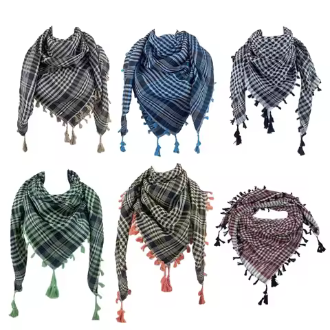 S1Y1 Scarf Arab Wrap Unisex Fashion Badana Wrap Scarf Shemagh Men Scarf Head Wrap