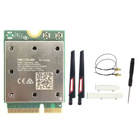 AU40!!QCNCM865 Wifi7 Wireless Wifi Card 5800M Bluetooth 5.4 M. 2 Wireless Wifi Adapter 2.4G/5G 6Ghz 