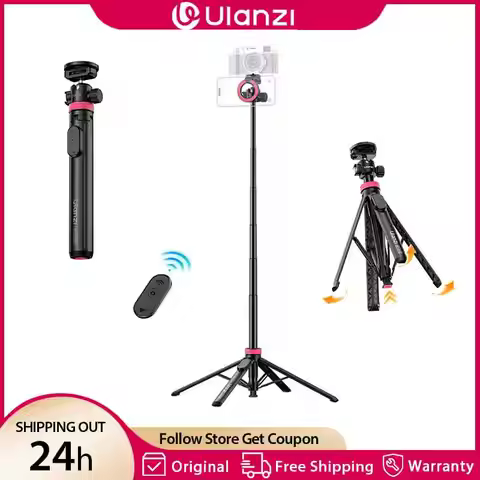 Ulanzi MT-44M 1.49M Magsafe Tripod Stand for Iphone Android Smartphone Camera DSLR Selfie Stick with
