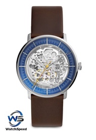 Fossil ME3162 Chase Automatic Skeleton  Brown Leather Men's Watch