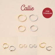 Callie F136 Titanium Daith Clicker Piercing Collection [SOLD PER PIECE] Shop.Callie titanium earring
