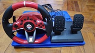 任天堂 NS Switch Mario Kart 8 Racing Wheel DX 呔盤 方向盤 + 腳踏 控制器 套裝 (日本, HORI)