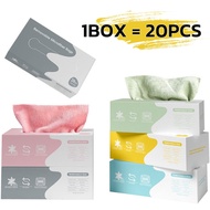 Microfiber Table Cloth Excellent Water Absorbency Thick Good Size No Lint Rags Wipe Clean 1 Box 20 P