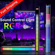 RGB 音樂聲控 LED 燈應用程序控制拾音燈節奏氛圍燈適用於汽車電視遊戲電腦桌面裝飾燈