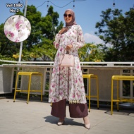 NMR Rayon Tunic Culottes Pants Set D Vol 1980-2