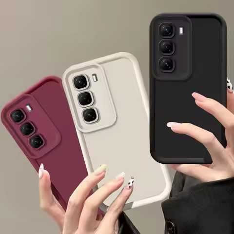 For Infinix Hot 50 Pro 50i Case Full Package Matte Anti Drop Soft Silicone Back Cover For Infinix Ho