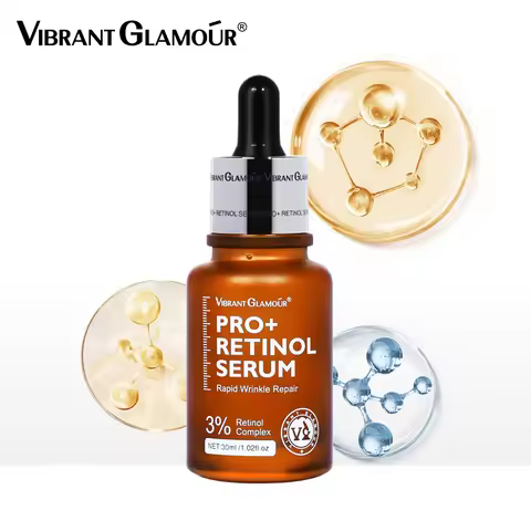 VIBRANT GLAMOUR Retinol Face Serum Pro + 3% Retinol Complex Facial Skin Care 30ML