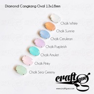 Diamond Oval Shell 13x18mm