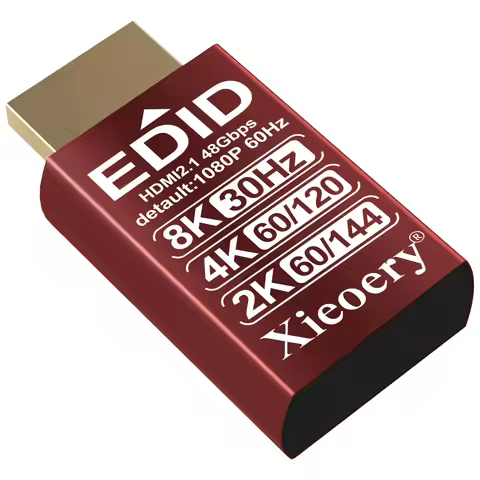 8K HDMI Dummy Plug - New-Generation EDID Emulator, Headless HDMI Dongle, Supports 7680x4320 RGB for 