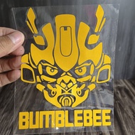 Cutting Sticker Bumblebee Transformer Variation Motorcycle Car Sticker Embossed Cool On Dashboard Fender Visor Body Glass Helmet Laptop Hologram Reflective Waterproof Side Body Sticker Japan Matic Tiedye Vario Beat Nmax Pcx Pickup Windshield Optimus Prime