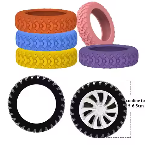 8pcs Luggage Roller Rubber Cover Silent Trolley Wheel Accessory Protective Cover Suitable for Dual w
