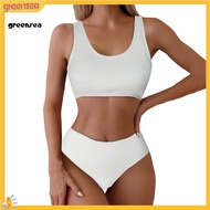 greensea|  2Pcs/Set 2-piece swimsuit: Women's swimsuit 2-piece set to show your charming figure