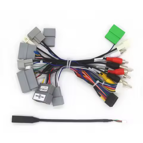 Auto Stereo Car Radio Audio 16PIN Power Cable Harness Adapter Canbus For Honda Civic 1.5T 16-19 CRV 