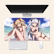 Anime Large Mouse Pad Azur Lane Prinz Eugen PlayMat Game Creative Desk Gaming Mat Office Mousepad