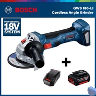 Bosch GWS 180-LI Cordless Brushless Angle Grinder Cutting Polishing Machine Bosch 18V Professional Power Tool