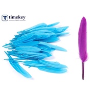 TKEY 100pcs beautiful goose feather 4-6 inches 8-15 cm, choose color C1F4