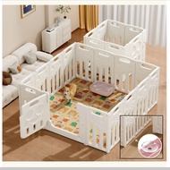 Foldable Dog Playpen Fence Pet Fence Dog Fence Dog Fence Gate Pet Playpen With Door Can Switchable S