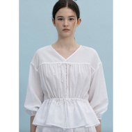 [RED VELVET JOY LOOKS] MANGO MANY PLEASE Cliche String Blouse White