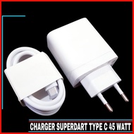 CHARGER CASAN REALME SUPERDART TYPE C ORIGINAL SUPERVOOC TYPE C 45 WATT